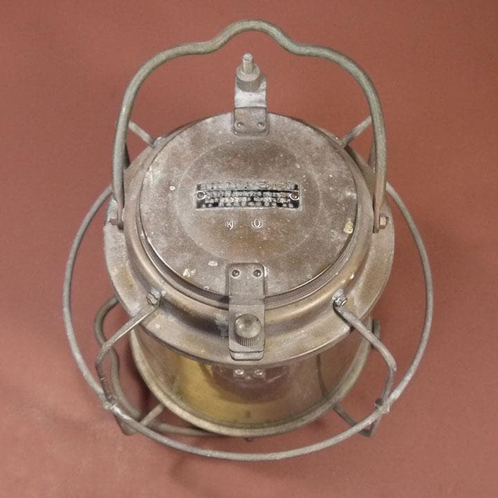 アンティーク ランプ 日本船燈(株) Z種白燈(電気用) 昭和46年6月