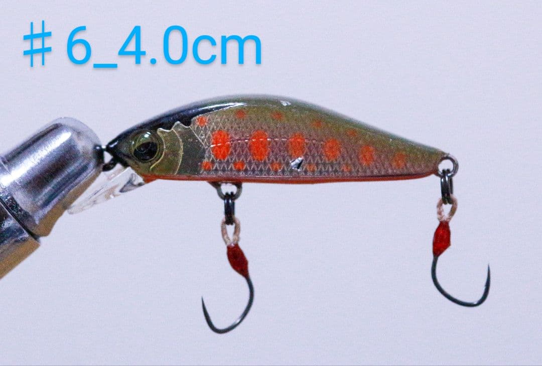 ナノグレ♯6 渓流ミノースイミングフック 20本 ケプラータイプ - メルカリ