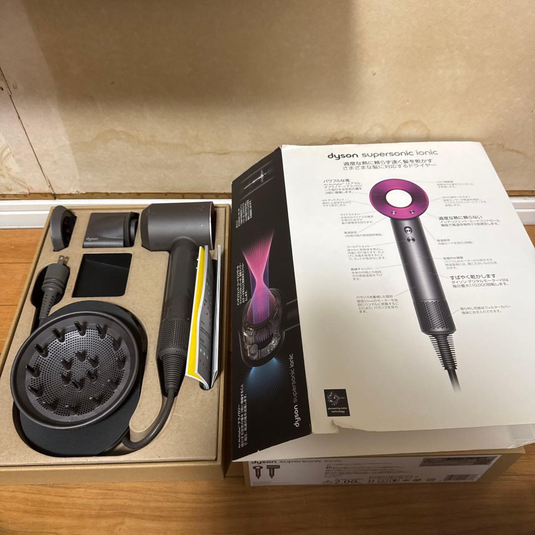 ヘアドライヤー dyson HD03 ULF IIF ダイソン Dyson Supersonic Ionic HD03 ULF IIF [アイアン/フューシャ