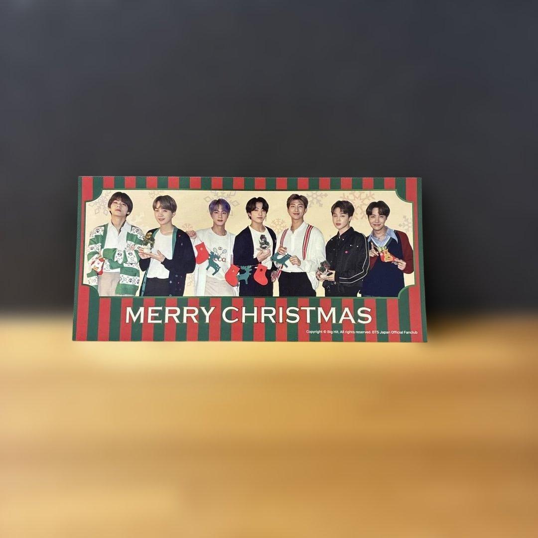 BTS FC限定 クリスマスカード 非売品 公式 バンタン - メルカリ