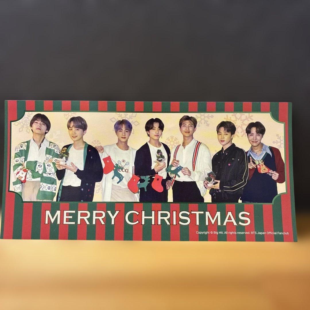 BTS FC限定 クリスマスカード 非売品 公式 バンタン - メルカリ
