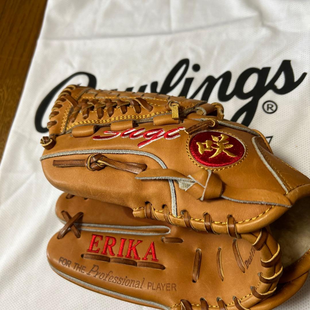 ローリングス、ERIKA 硬式グローブ 巨人軍杉内俊哉選手グラブ ASICS（アシックス） ローリングス 少年軟式グラブ 杉内俊哉モデル