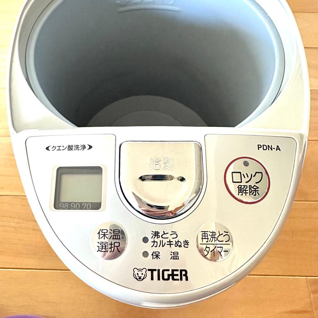 タイガー　マイコン電動ポット　PDN-A400（CU）4.0L 大容量コンパクト
