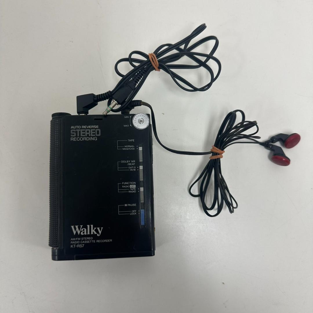 東芝 Walky KT-RS7 オートリバー ポータブルカセットプレーヤー - メルカリ