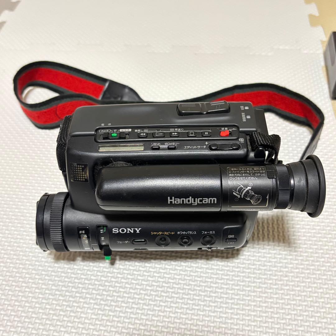 SONY CCD-TR55 ビデオカメラ本体、ACC KIT-TR NP-90 - メルカリ