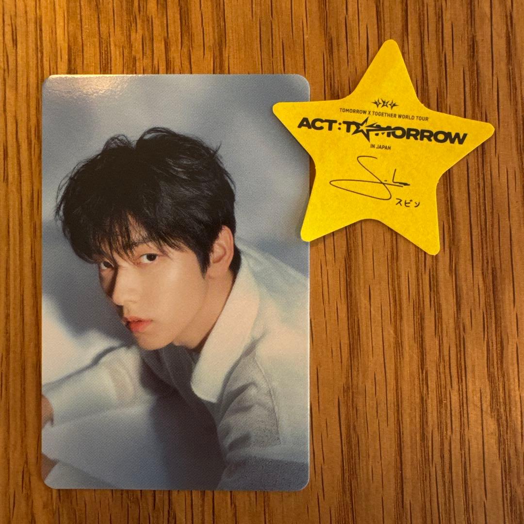 TXT act tomorrow 日本限定 東京プレミアムシート トレカ スビン