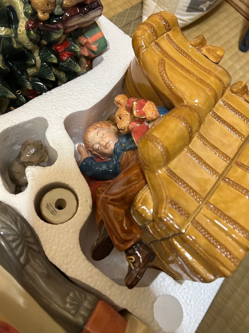Kirkland Santa's Visit クリスマス磁器製装飾品 - メルカリ