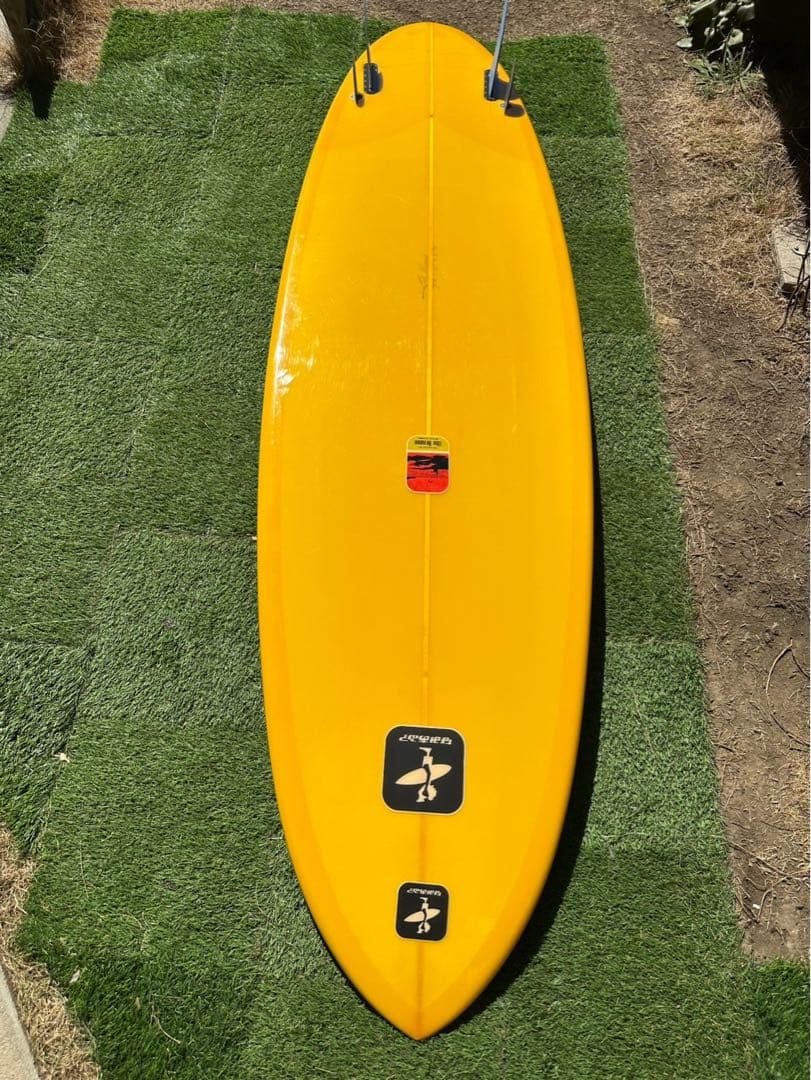 サーフボードミッドレングス ツインザーSKフィンセット - メルカリ