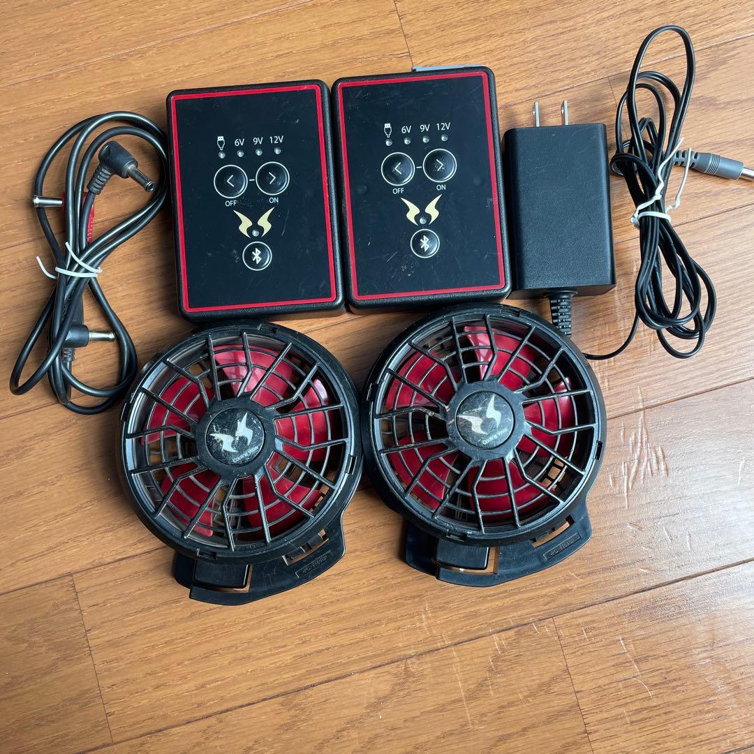 空調服用　ファン　バッテリーセット 空調作業服 バッテリー ファン セット 20000mAh大容量 35800mAh大容量