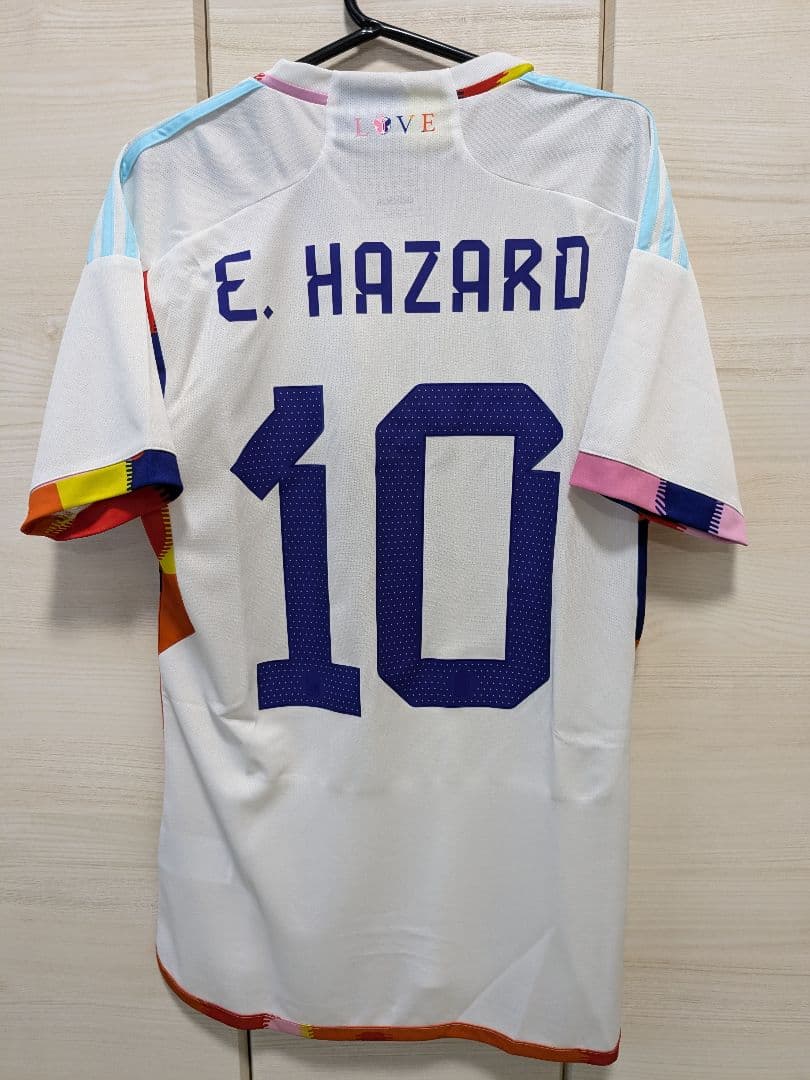 ２０２２シーズン　ベルギー代表　アザール　ユニフォーム adidas ベルギー代表 2022 ユニフォーム ホーム 半袖 レプリカ #10