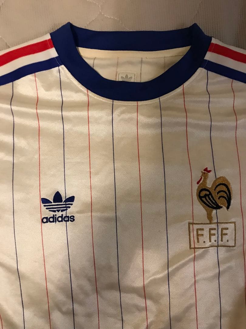 1982 W杯オマージュ 復刻品 フランス代表 アディダス ユニフォーム M