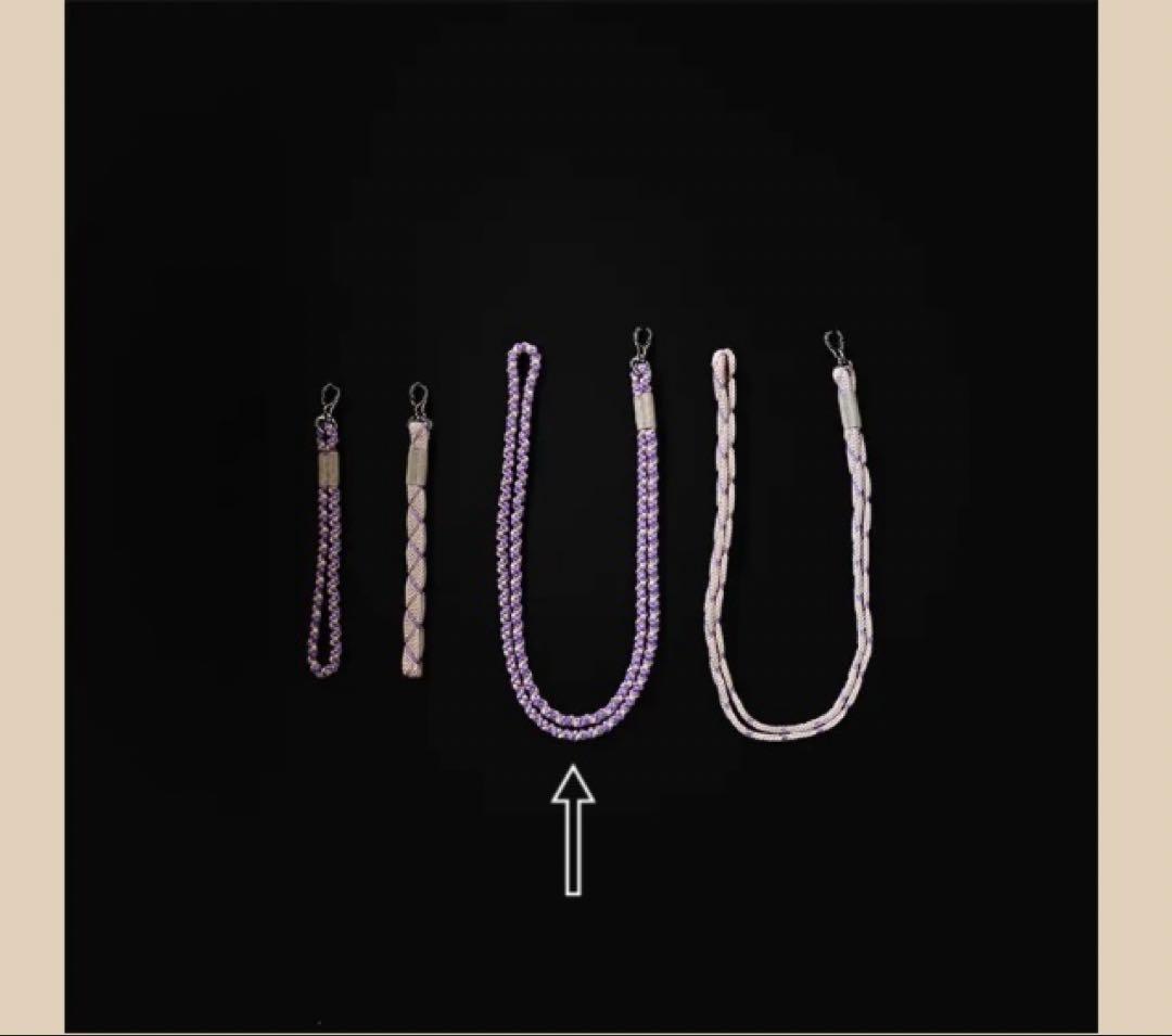 新品未使用 かしゆか商店 伊賀組紐 ストラップ ロング箱ショッパー付