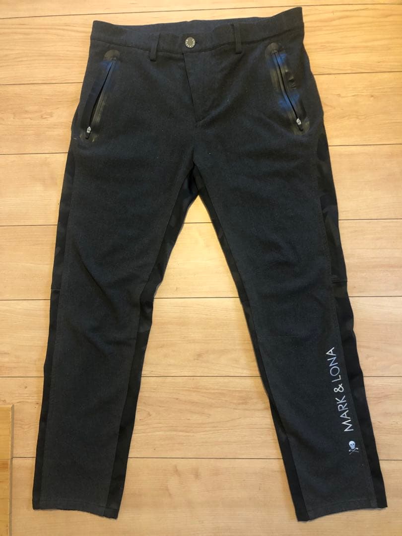 MARK & LONA 切替デザインパンツ　迷彩　カモフラージュ サイズ50 サイズ：50 MARK&LONA マークアンドロナ ストレッチパンツ カモフラ