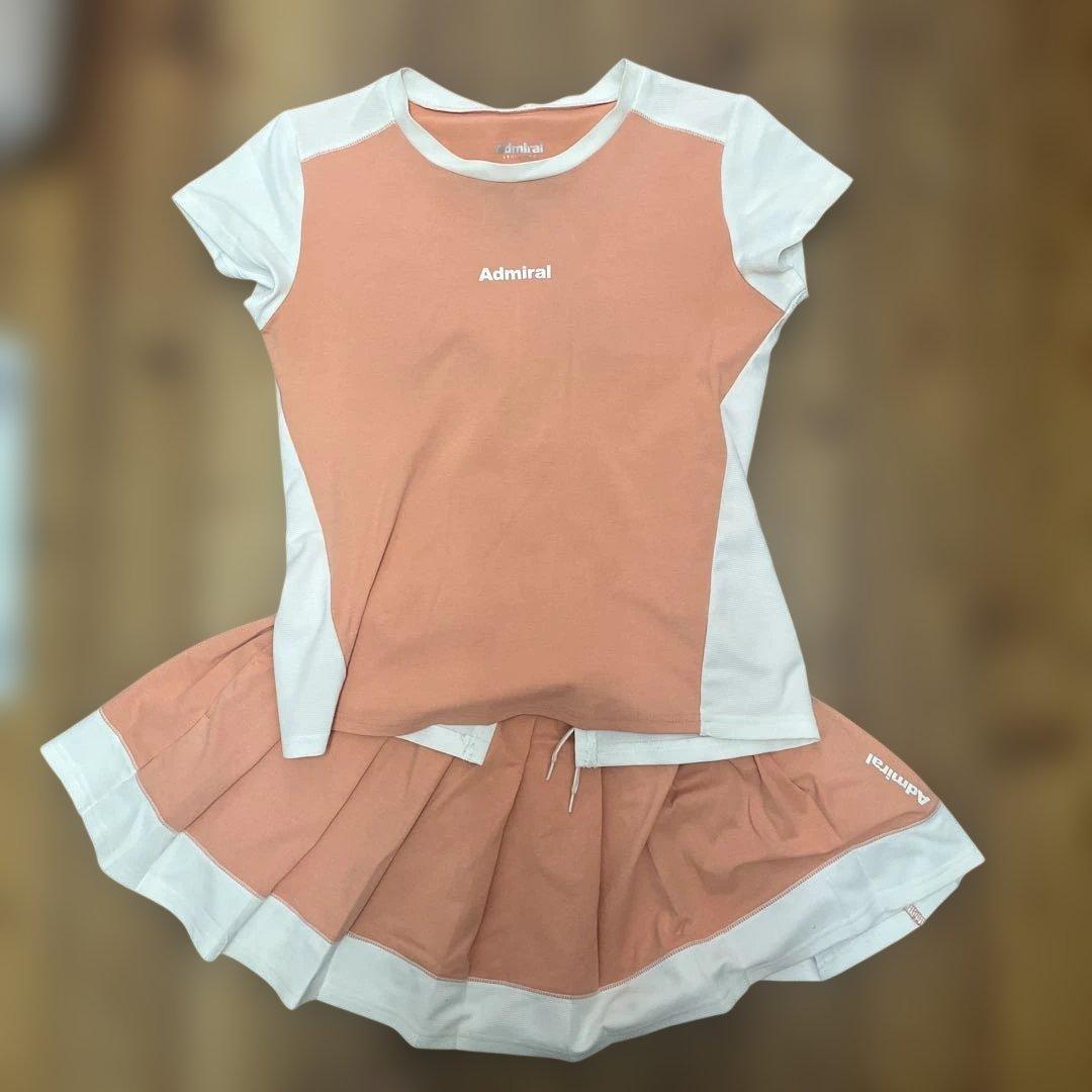 Admiral テニスウェアセット M Admiral アドミラル テニス ウェア シャツ スコート 上下セットアップ
