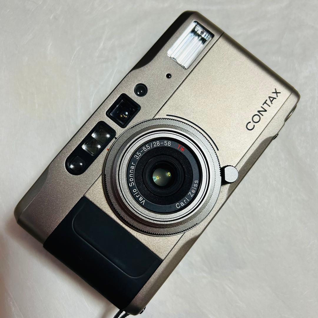 CONTAX T VS コンパクトカメラ フイルムカメラ 京セラ 美品 ケース付