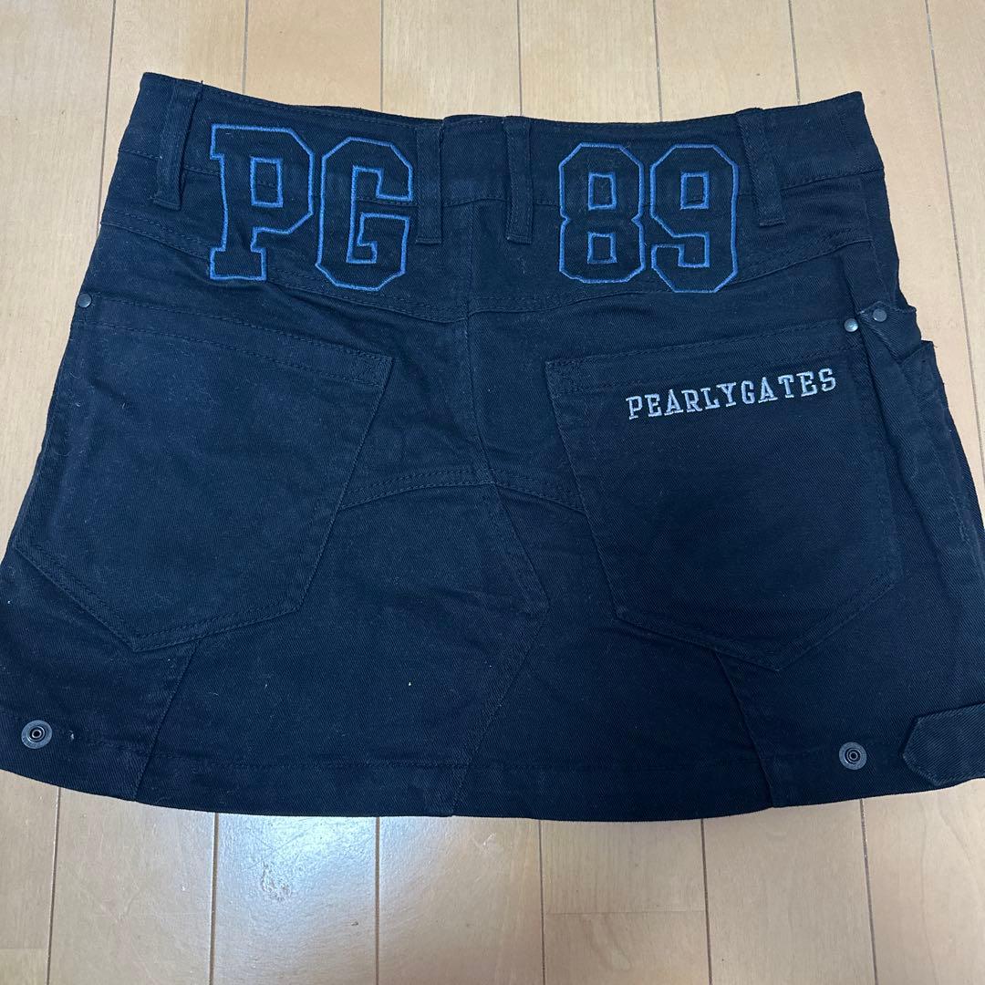 PEARLY GATES ブラックスカート サイズ1 - メルカリ