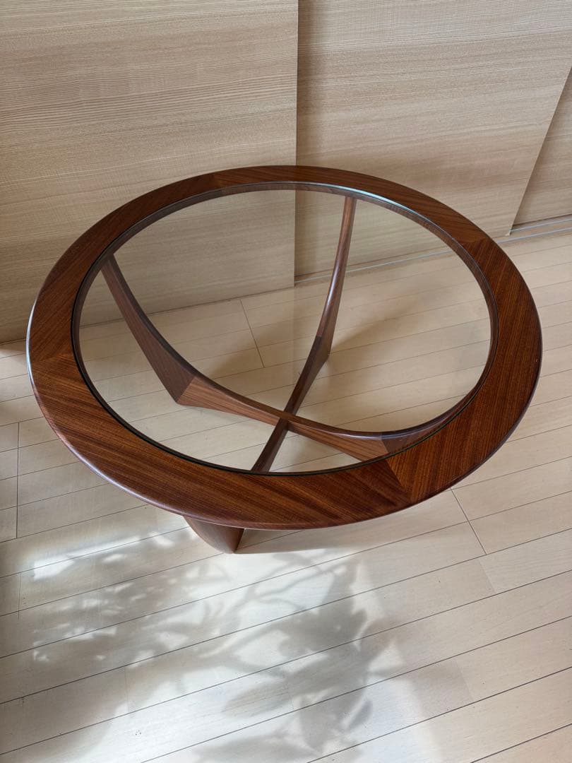 G-PLAN round glass table コーヒーテーブル ジープラン グラストップ コーヒー テーブル ラウンド / g-plan glass