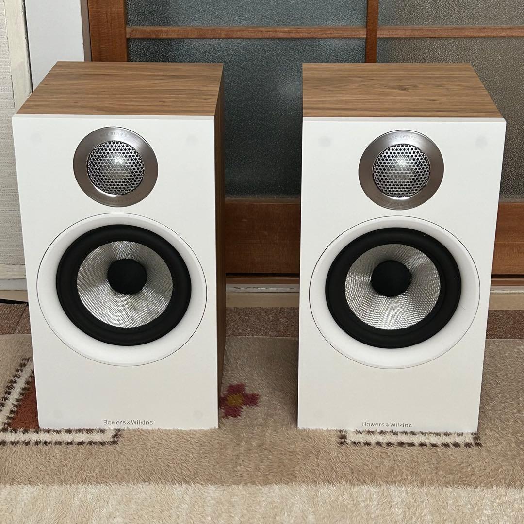 【美品】B&W 607 S2 AE B&W - 607S2AE/MW/マットホワイト（ペア）ブックシェルフスピーカー《e