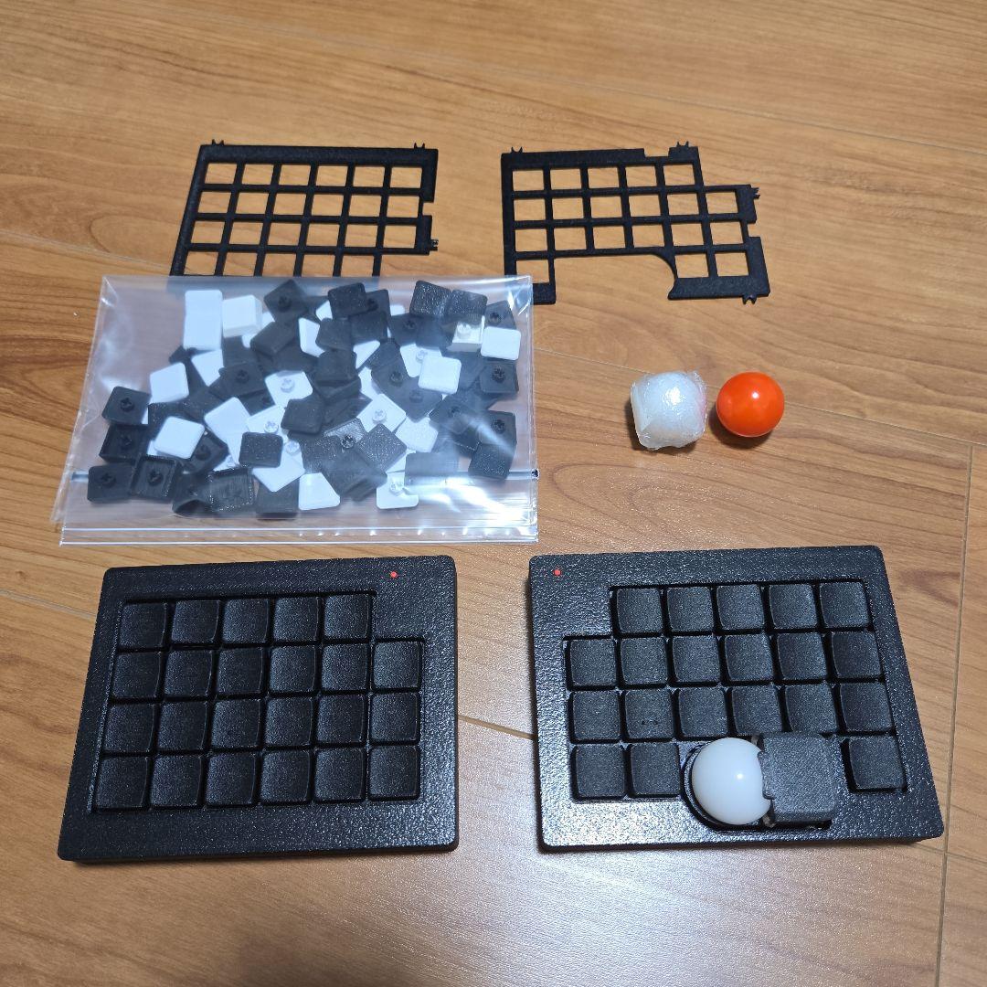 Orbee トラックボール ロープロファイル 無線分割キーボード zmk