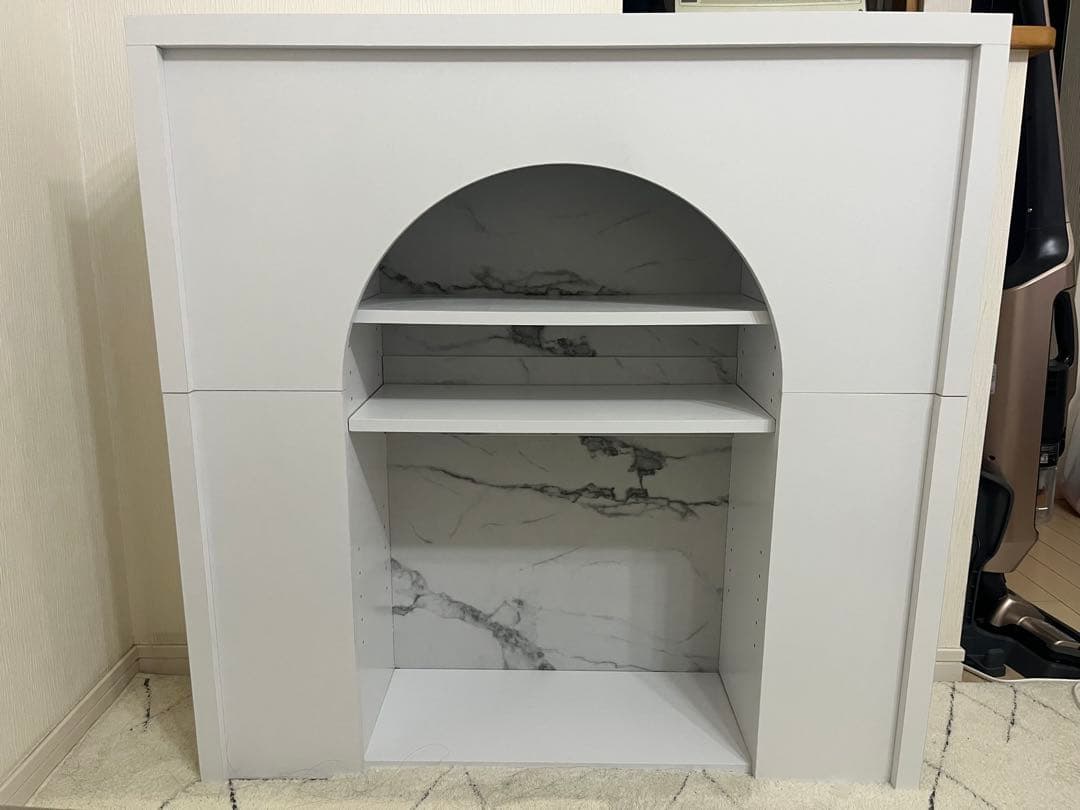 LOWYA大理石風マントルピース 韓国インテリア 幅90] マントルピース 大理石風 韓国インテリア | 【公式】LOWYA