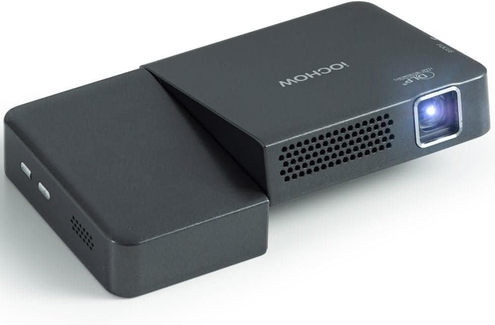 彡新品彡iOCHOW プロジェクター 小型 2800ルーメン 内蔵バッテリー