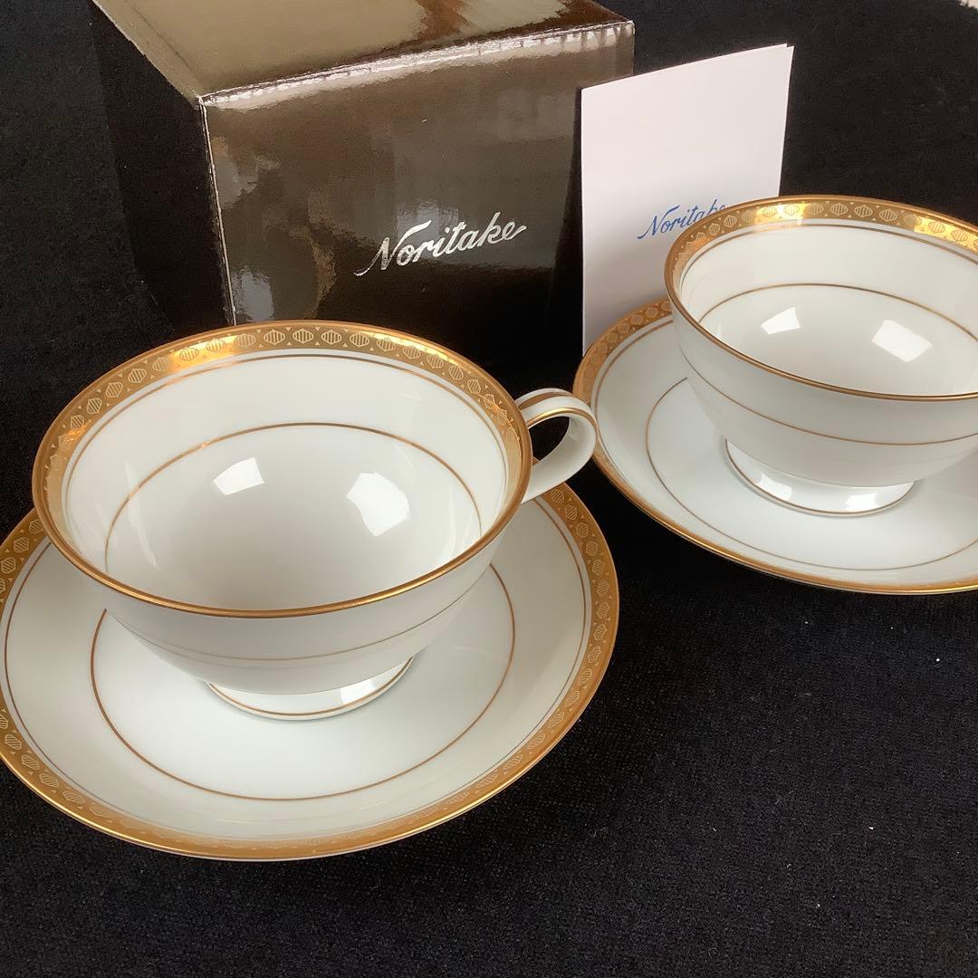 Noritake Richmond リッチモンド カップ&ソーサー 金彩ペア - メルカリ