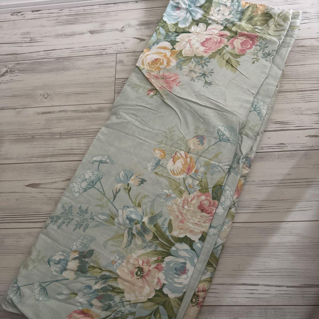 ローラアシュレイ　掛け布団カバー　チャールベリー　ダックエッグ　ダブル LAURA ASHLEY（ローラアシュレイ） ベッド 寝具 「ダブル」ワイルド