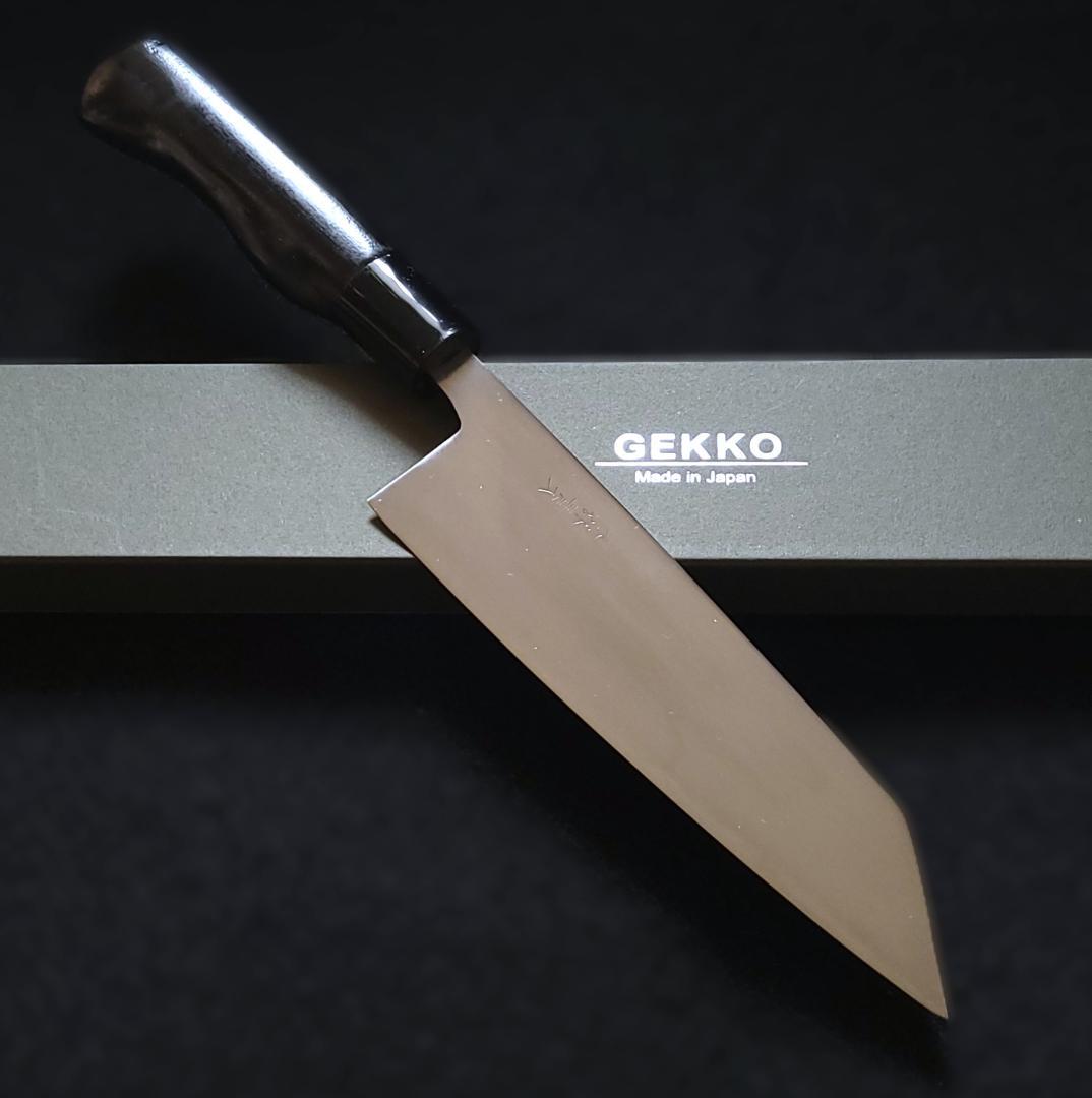 鏡面風】青紙2号 黒打 文化包丁 170㎜ G9400 月光作 1点物 - メルカリ