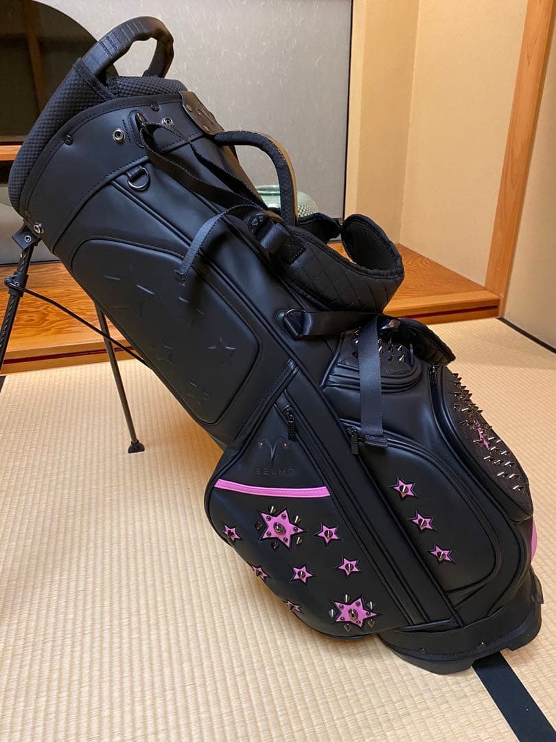 希少世界限定30本 アザスゴルフselmoスタンドキャディーバッグ希少世界