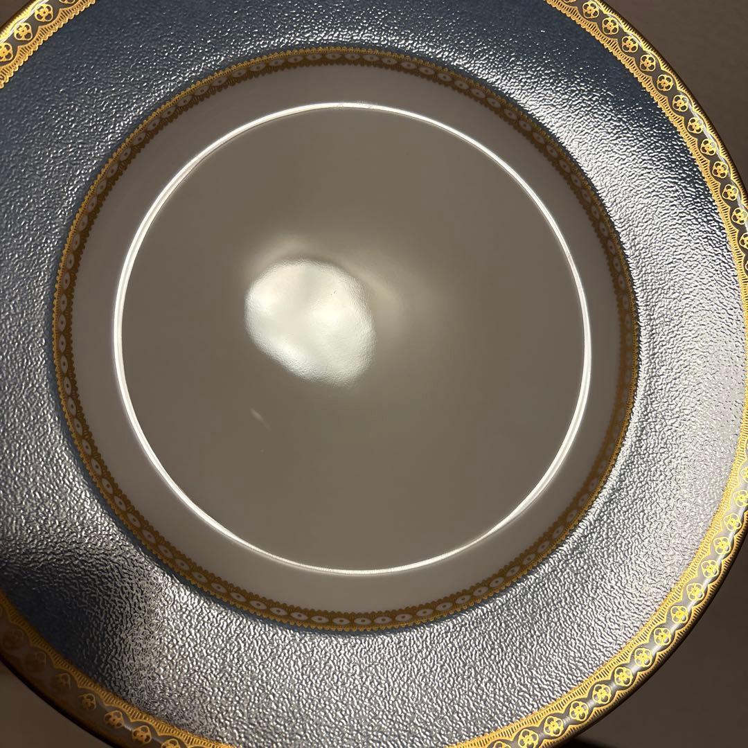 ウェッジウッド　ユーランダー　ペールブルー　デザートプレート　20.5cm