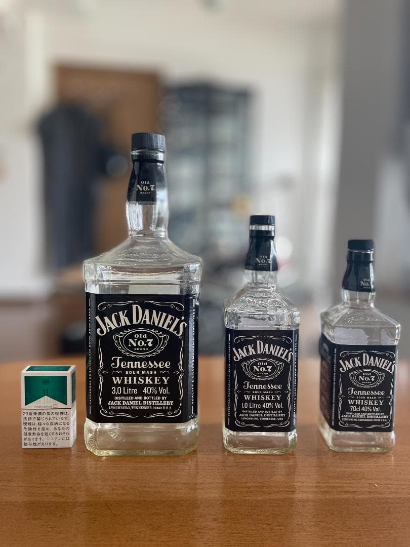 ジャックダニエル 希少3000ml含む 空ビン 3本セット - メルカリ