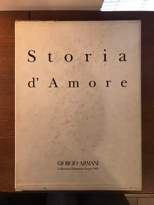 GIORGIO ARMANI Storia d' Amore 1991 カタログ GIORGIO ARMANI Storia d' Amore 1991 カタログ GIORGIO ARMANI Storia