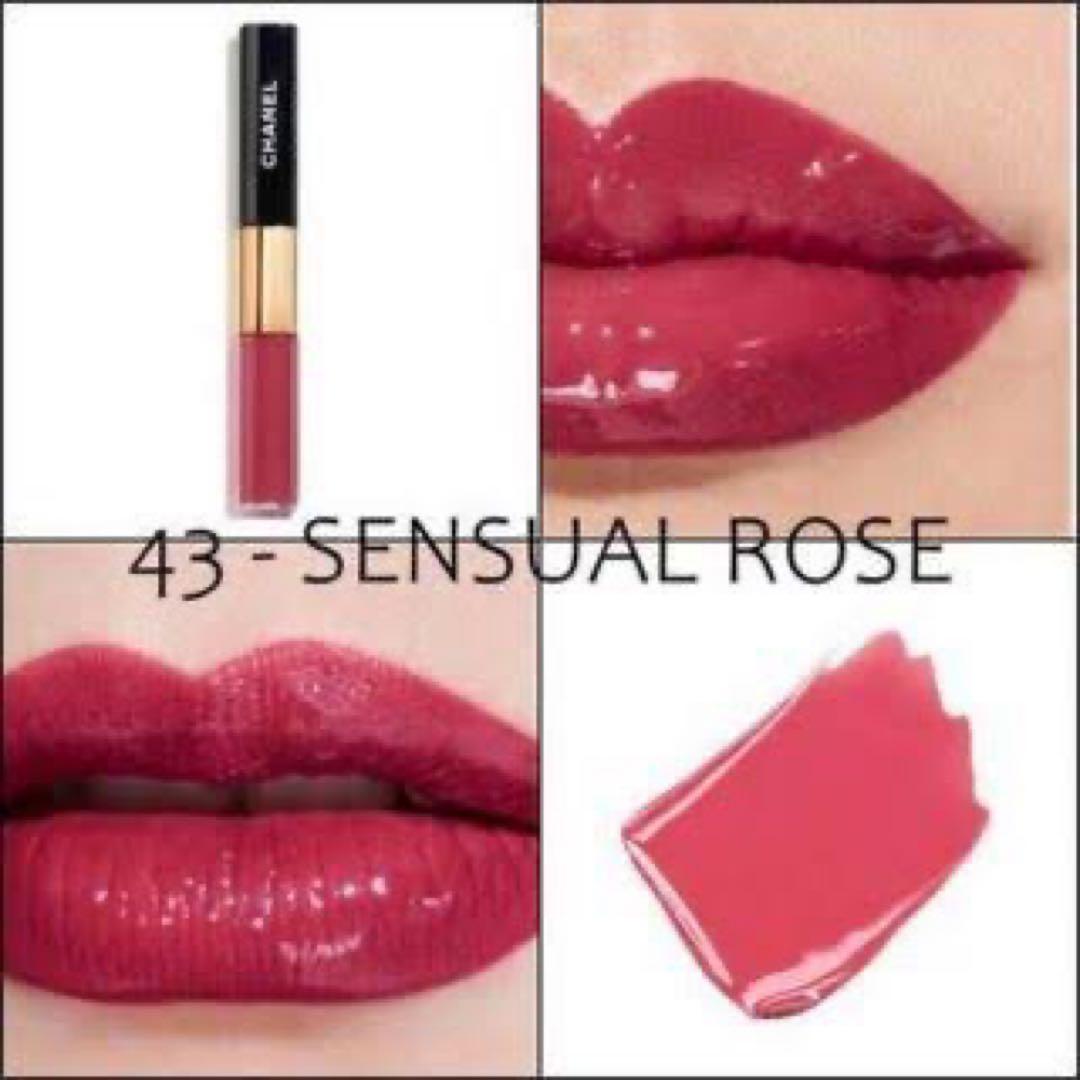 CHANEL ル ルージュ デュオ ウルトラトゥニュ 43 センシュアル ローズ