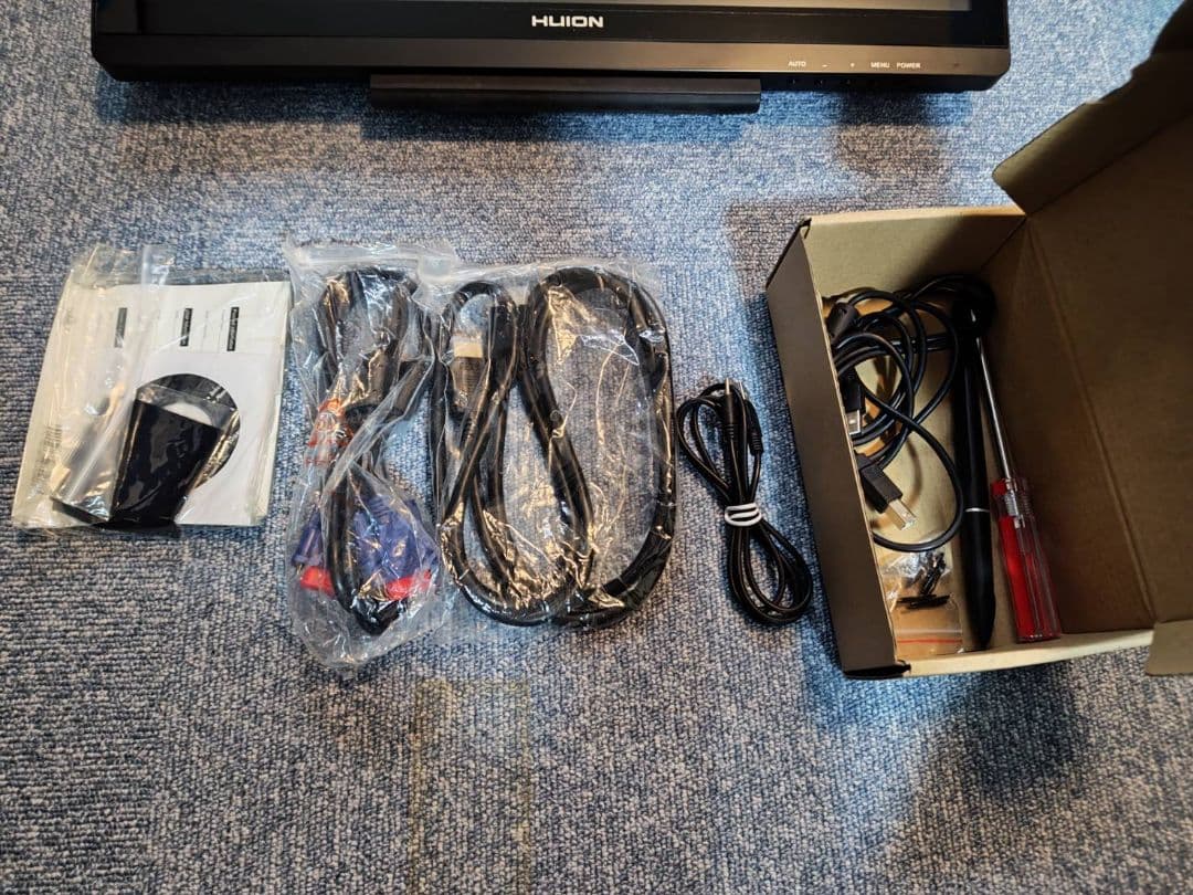 【1月末まで】液タブ HUION 19.5in GT-191 フルHD HDMI