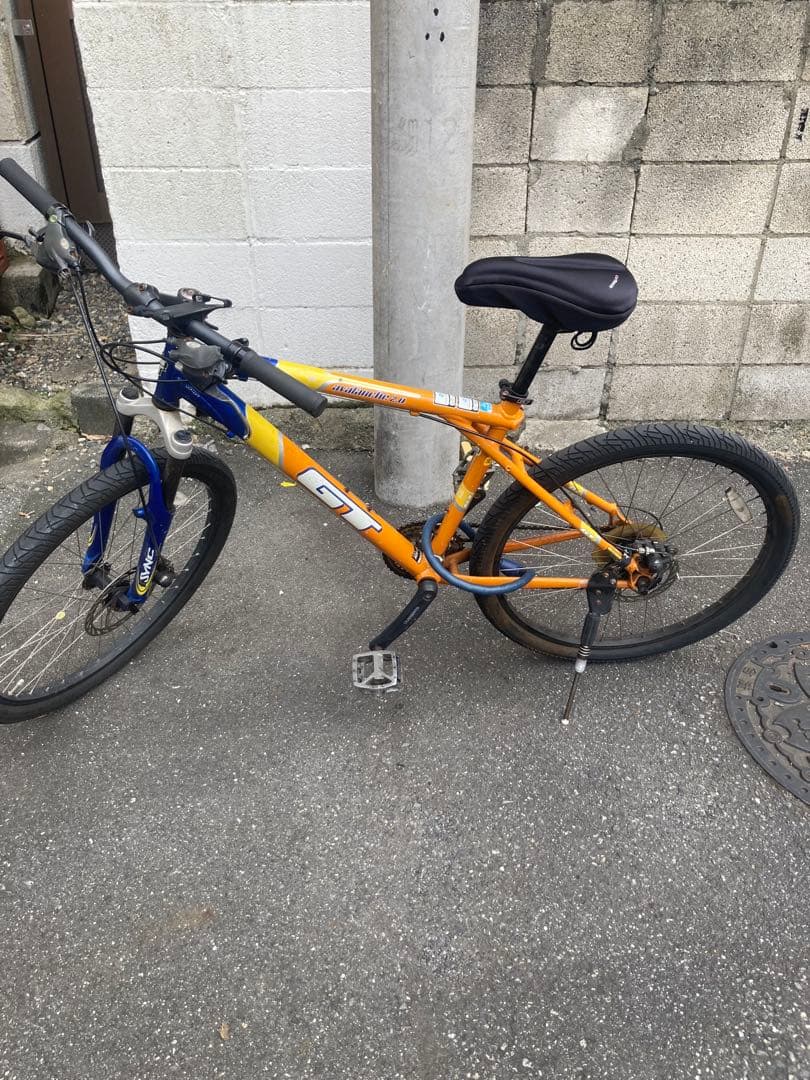 GT マウンテンバイク オレンジ/ブルー 26インチ GT (ジーティー) キッズ マウンテンバイク/アトミック サイクル