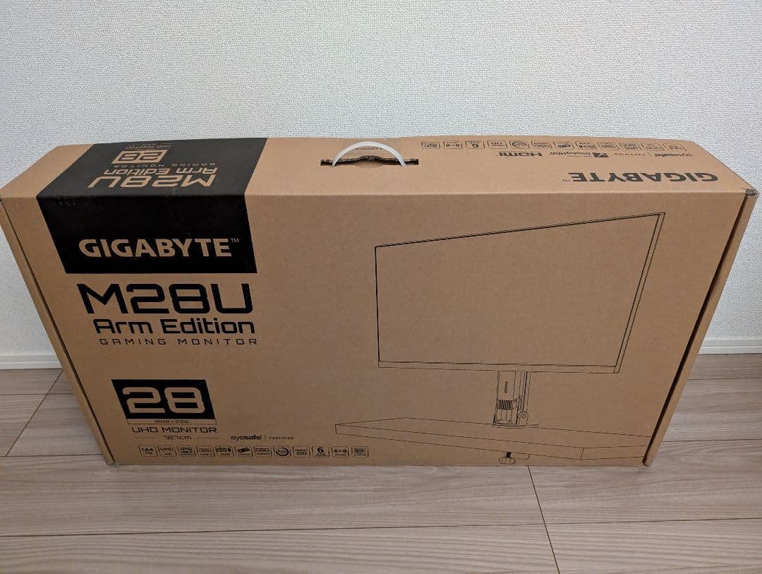 GIGABYTE M28U AE 28インチ 4K 144Hz VRR対応 GIGABYTE M28U-AE | GIGABYTE M28U-AE | GIGABYTE(ギガバイト) 28