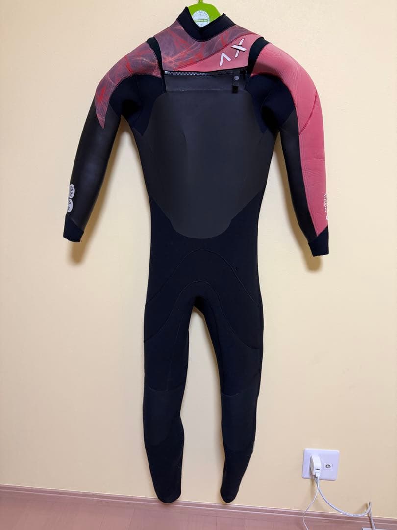 防寒☆AXXE☆生地柔らかHUMP裏起毛セミドライウェットスーツ5×3mm既成