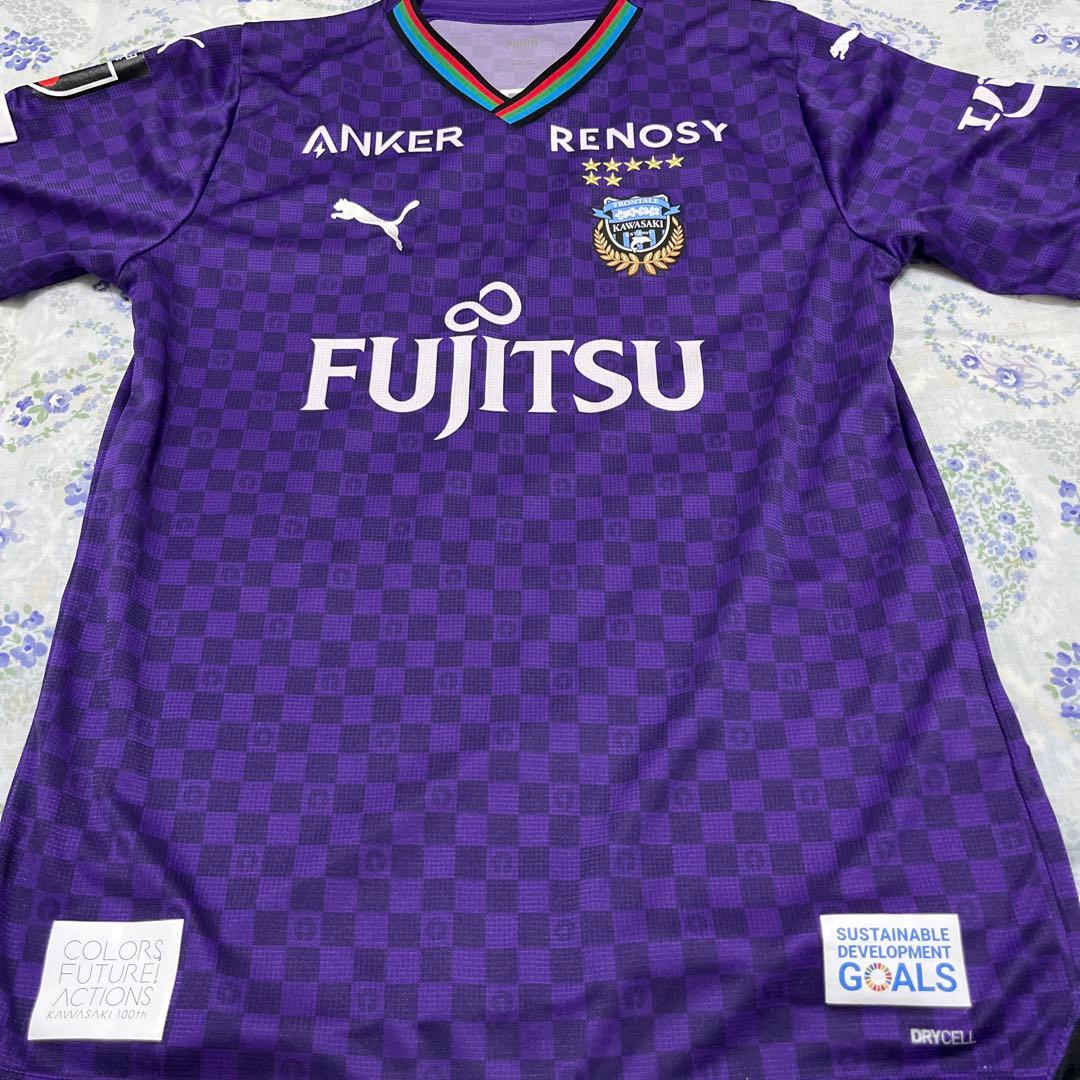 2024年川崎フロンターレGK　ゴールキーパー　ユニフォーム　12番 PUMA 川崎フロンターレ 2024 GKユニフォーム 半袖(パープル) 778827 13