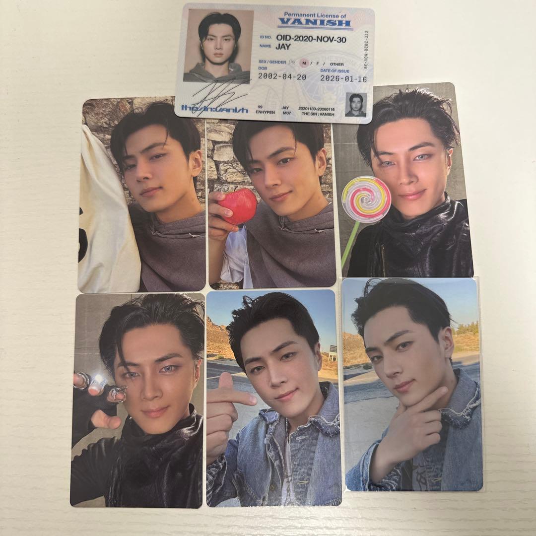 ENHYPEN ジェイ the sin:vanish 公式トレカ セット - メルカリ