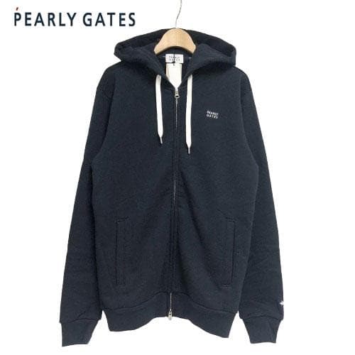 ○★新品未使用　PEARLY GATES　裏毛フルジップパーカー　5　ネイビー PEARLY GATES（パーリーゲイツ） スウェット パーカー ネイビー 053