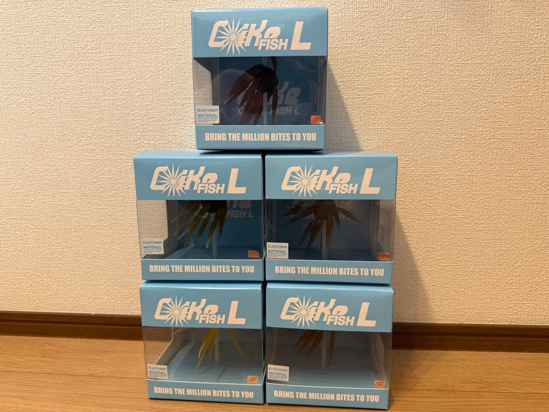 コイケフィッシュL ソフトマテリアル 5個セット コイケ フィッシュL エラストマー HIDEUP ハイドアップ