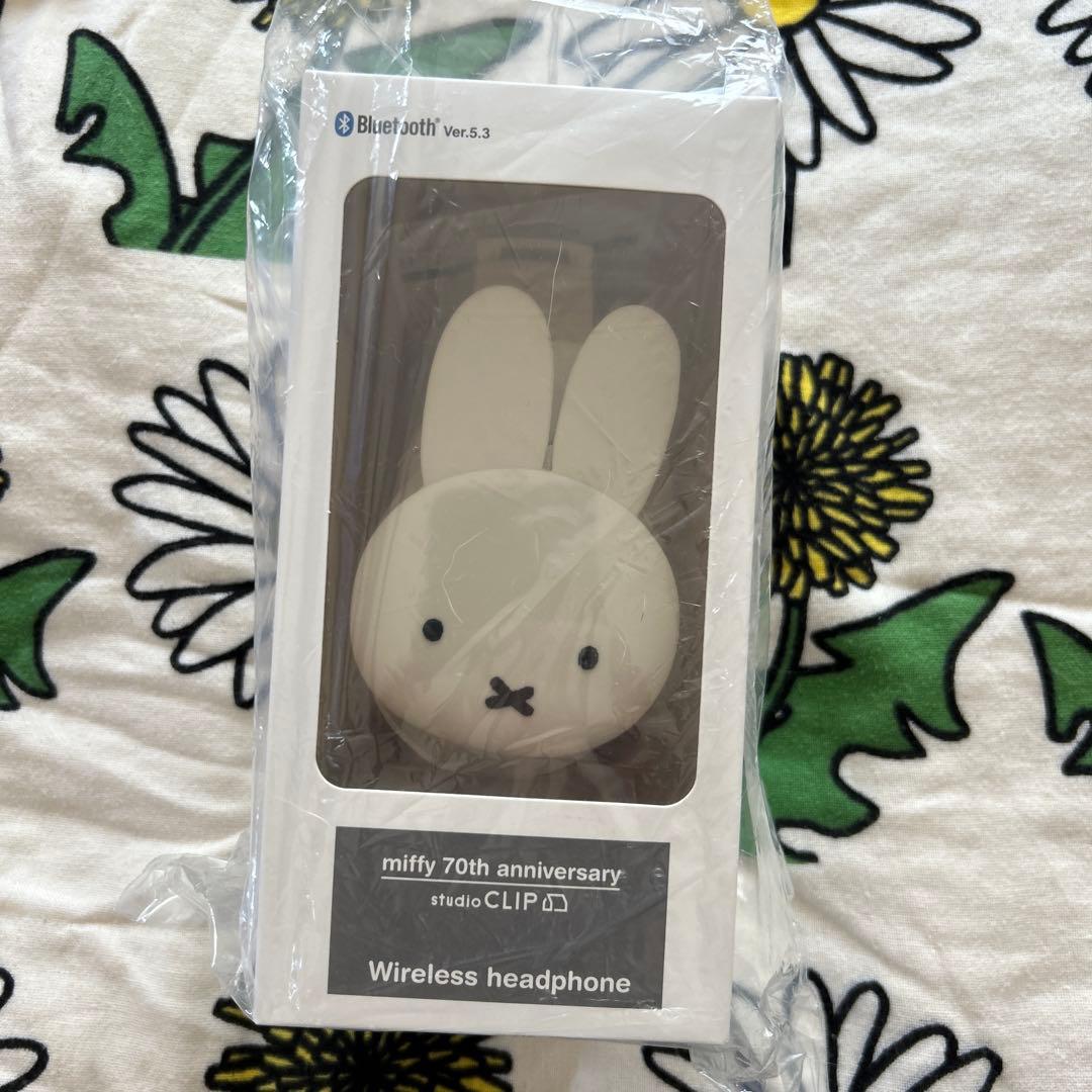 miffy 70th ヘッドフォンstudioCLIP ミッフィー スタジオクリップ ミッフィー miffy 2WAYワイヤレスヘッドホン - メルカリ