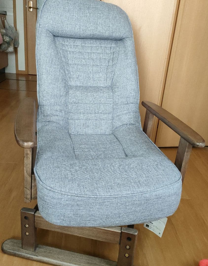 専門店 【中古特価】ALBA ブラウン 14段階 リクライニング 座椅子 360