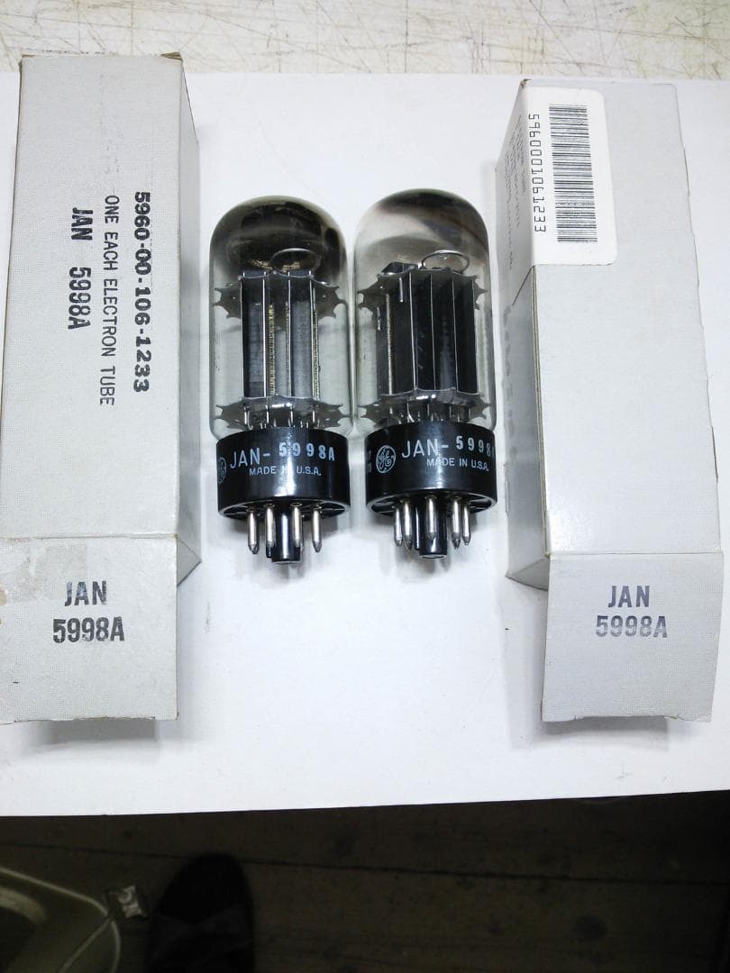真空管　5998A GE　WE421同等 真空管 5998A