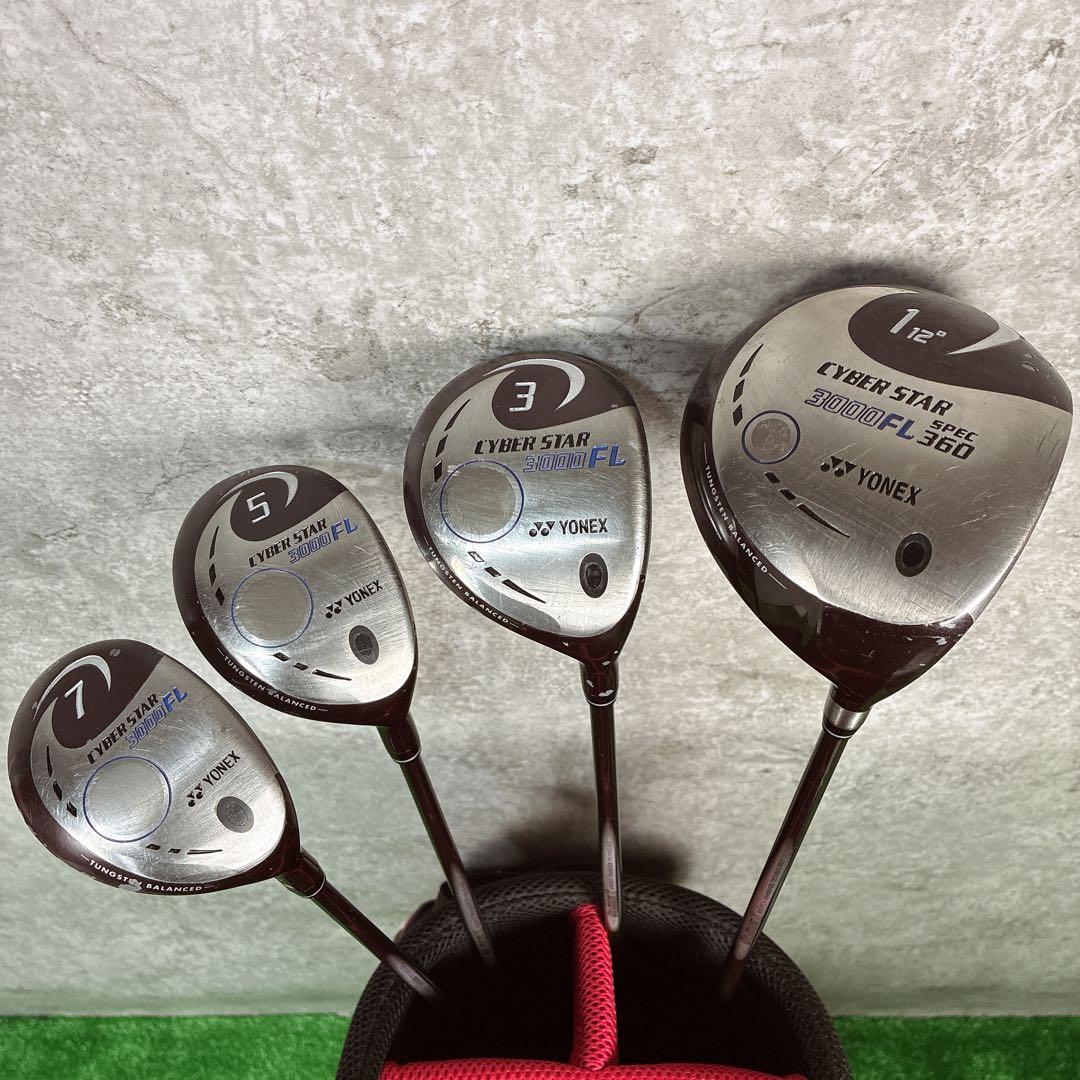 YONEX CYBER STAR 3000FL レディース ゴルフ 4本セット - メルカリ