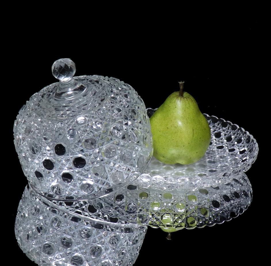 オールド・バカラ 極稀少 チーズクロッシュ ドーム&トレイ ディアマン