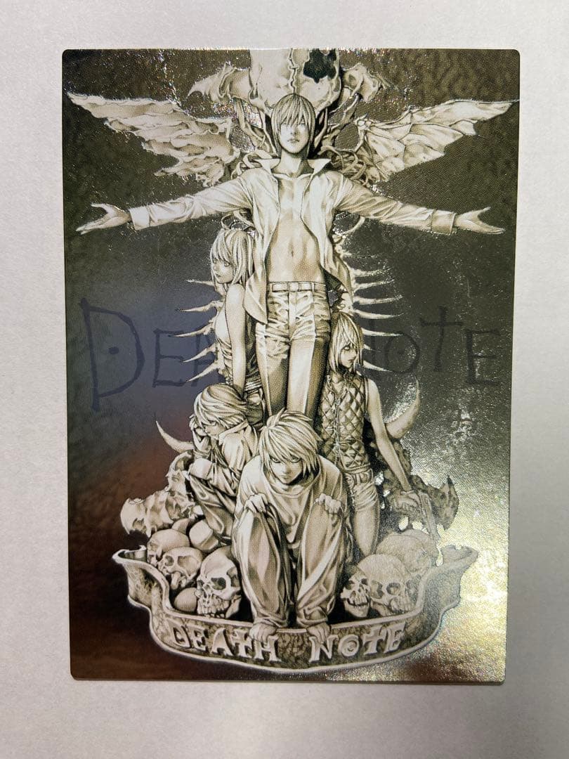 DEATH NOTE トレーディングカード 　デスノート　SR スペシャルレア デスノート ウエハース スペシャルレアカード SR 1-28 夜神月 エル