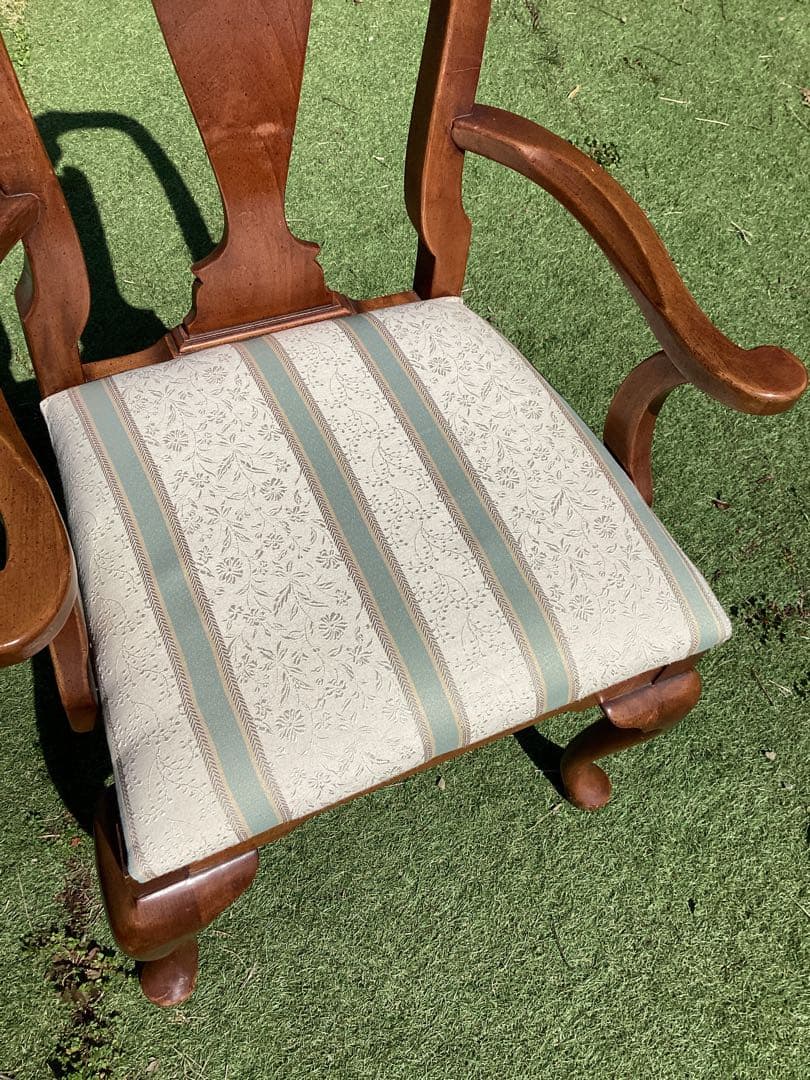 アームチェア チェア 椅子 ダイニングチェア 猫脚 USA - メルカリ