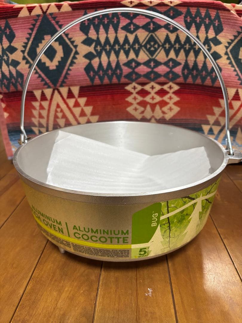 GSI アルミダッチオーブン　12インチ　新品未使用 GSI (ジーエスアイ) ダッチオーブン 12インチ アルミ製 アルミキャンプ