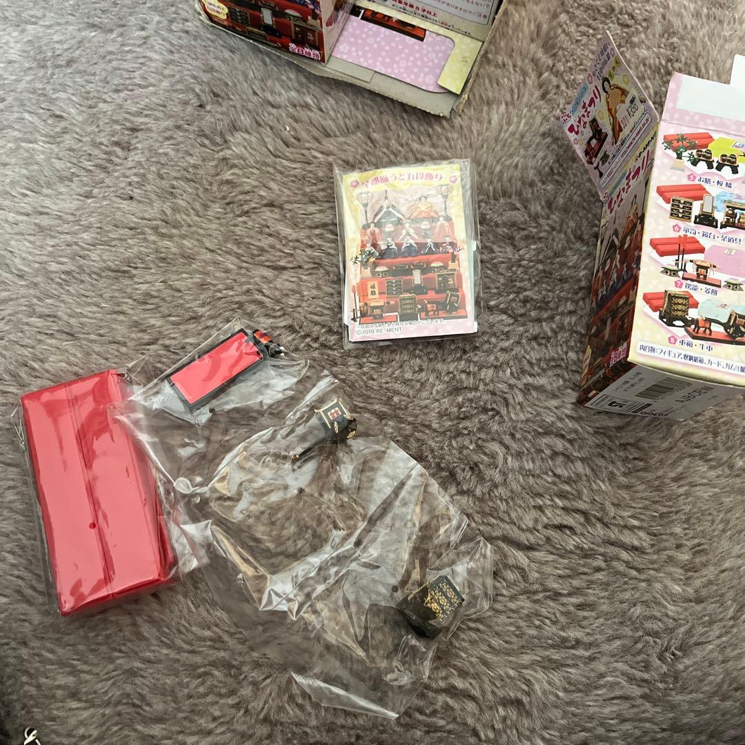 ミニチュアRE-MENT ひな祭り 雛人形 8箱入り - メルカリ